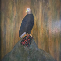 Adler, 2017Oil on Canvas, 120 x 75 cm