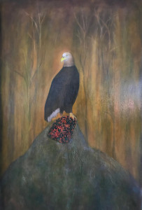 Adler, 2017Oil on Canvas, 120 x 75 cm