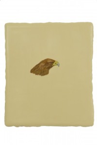 Adlerkopf, 38 x 32 cm, oil on canvas  
(Neumann-Hug Collection)