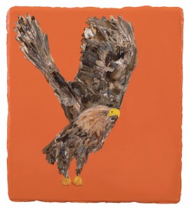 Eagle, 38 x 32 cm, oil on canvas   
(Neumann-Hug Collection)