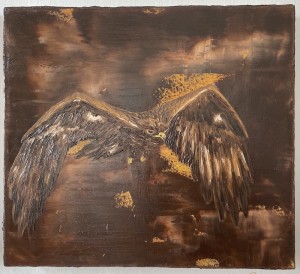 Eagle in the Night
42 x 38 cm  oil on canvas