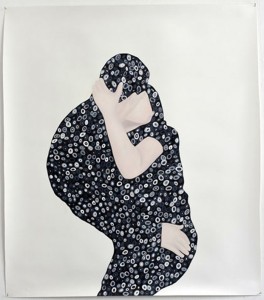 Untitled 2013Öl auf Papier, 140 x 120 cm