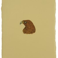 Adlerkopf,  42 x 38 cm, oil on canvas  (Neumann-Hug Collection)