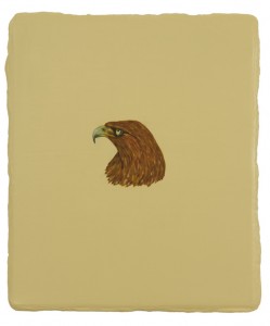Adlerkopf,  42 x 38 cm, oil on canvas 
(Neumann-Hug Collection)