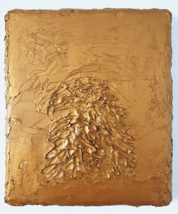 Gold II,  42 x 38 cm, oil on canvas 
(Neumann-Hug Collection)