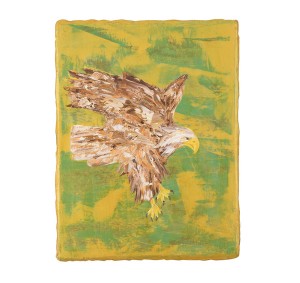 Eagl in the Gold Field III, 40 x 30 cm, oil on canvas